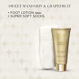 Baylis & Harding Baylis & Harding Sweet Mandarin & Grapefruit Luxury Foot Care Gift Set (foot/lot/125 мл + socks) - Набор для ухода за ногами Baylis and Harding Sweet Mandarin and Grapefruit Luxury: лосьон для ног 125 мл и носки — фото 4