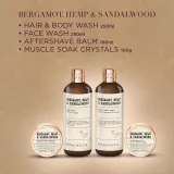 Мужской набор Baylis & Harding The Fuzzy Duck гель для тела и волос 250 мл бальзам после бритья 100 мл кристаллы для ванны 100 г и средство для умывания 100 мл — фото 4