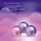 Набор бомбочек для ванны Baylis & Harding Beauticology Cosmic Unicorn Candy и Strawberry Candy 3 шт по 100 г — фото 4