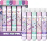 Набор солей для ванны Baylis & Harding Beauticology Cosmic Unicorn Candy Strawberry Candy и Candy Floss 5 шт по 65 г — фото 3