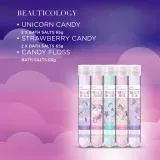 Набор солей для ванны Baylis & Harding Beauticology Cosmic Unicorn Candy Strawberry Candy и Candy Floss 5 шт по 65 г — фото 4