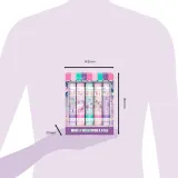 Набор солей для ванны Baylis & Harding Beauticology Cosmic Unicorn Candy Strawberry Candy и Candy Floss 5 шт по 65 г — фото 7