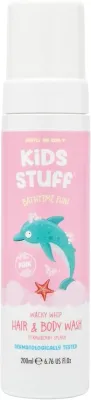 Пенящийся гель для волос и тела Kids Stuff Whacky Whip розовый, 200 мл