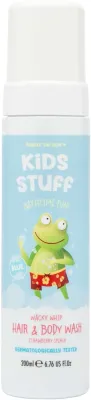 Пенящийся гель для волос и тела Kids Stuff Whacky Whip синий, 200 мл
