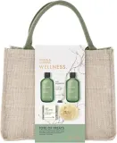 Набор Baylis & Harding Wellness молочко для ванны 300 мл гель для душа 300 мл лосьон 130 мл мыло 150 г губка и сумка-шоппер — фото 1