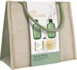 Набор Baylis & Harding Wellness молочко для ванны 300 мл гель для душа 300 мл лосьон 130 мл мыло 150 г губка и сумка-шоппер — фото 2