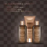 Мужской набор Baylis & Harding Black Pepper & Ginseng гель для душа 300 мл бальзам после бритья 200 мл и гель для тела и волос 300 мл — фото 4