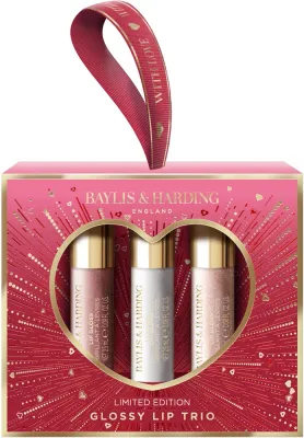Набор блесков для губ Baylis & Harding Midnight Cherry Glossy Lip 3 шт по 2.5 мл
