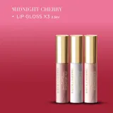 Набор блесков для губ Baylis & Harding Midnight Cherry Glossy Lip 3 шт по 2.5 мл — фото 4