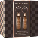 Мужской набор Baylis & Harding Black Pepper & Ginseng гель для душа 250 мл гель для тела и волос 250 мл бальзам после бритья 100 мл и кристаллы для ванны 100 г — фото 2
