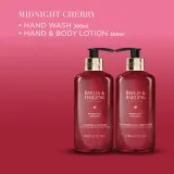 Набор Baylis & Harding Midnight Cherry жидкое мыло для рук 300 мл и лосьон для рук и тела 300 мл — фото 4