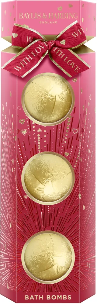 Набор бомбочек для ванны Baylis & Harding Midnight Cherry 3 шт по 100 г