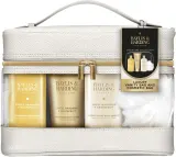 Набор Baylis & Harding Sweet Mandarin & Grapefruit лосьон для тела 200 мл крем для душа 300 мл гель для душа 300 мл мочалка и косметичка — фото 1