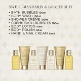 Набор Baylis & Harding Sweet Mandarin & Grapefruit пена для ванны 100 мл гель 100 мл крем для душа 100 мл лосьон 2x50 мл крем-пена 100 мл и крем для рук 50 мл — фото 4