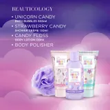 Набор Baylis & Harding Beauticology Cosmic крем для душа 130 мл лосьон 130 мл пена для ванны 300 мл мочалка и сумочка — фото 4