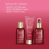 Набор Baylis & Harding Midnight Cherry лосьон для тела 100 мл пена для ванны 100 мл и спрей для тела 100 мл — фото 4