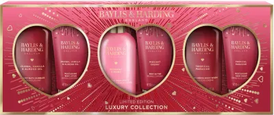 Набор Baylis & Harding спрей для тела 250 мл масло для тела 130 мл пена для ванны 300 мл лосьон 130 мл крем-гель для душа 300 мл и крем для рук 130 мл