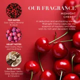 Набор Baylis & Harding Midnight Cherry пена для ванны 300 мл крем-гель для душа 300 мл и лосьон для рук и тела 200 мл — фото 5
