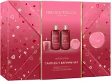 Набор Baylis & Harding Midnight Cherry пена для ванны 300 мл крем-гель для душа 300 мл масло для тела 50 мл и ароматическая свеча 60 г — фото 2