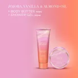 Baylis & Harding Baylis & Harding Jojoba, Vanilla & Almond Oil Indulgent Body Pamper Duo Gift Set (sh/gel/100 мл + b/butter/100 мл) - Набор для тела Baylis and Harding Jojoba, Vanilla and Almond Oil Indulgent Body Pamper Duo: гель для душа 100 мл и масло для тела 100 мл — фото 4