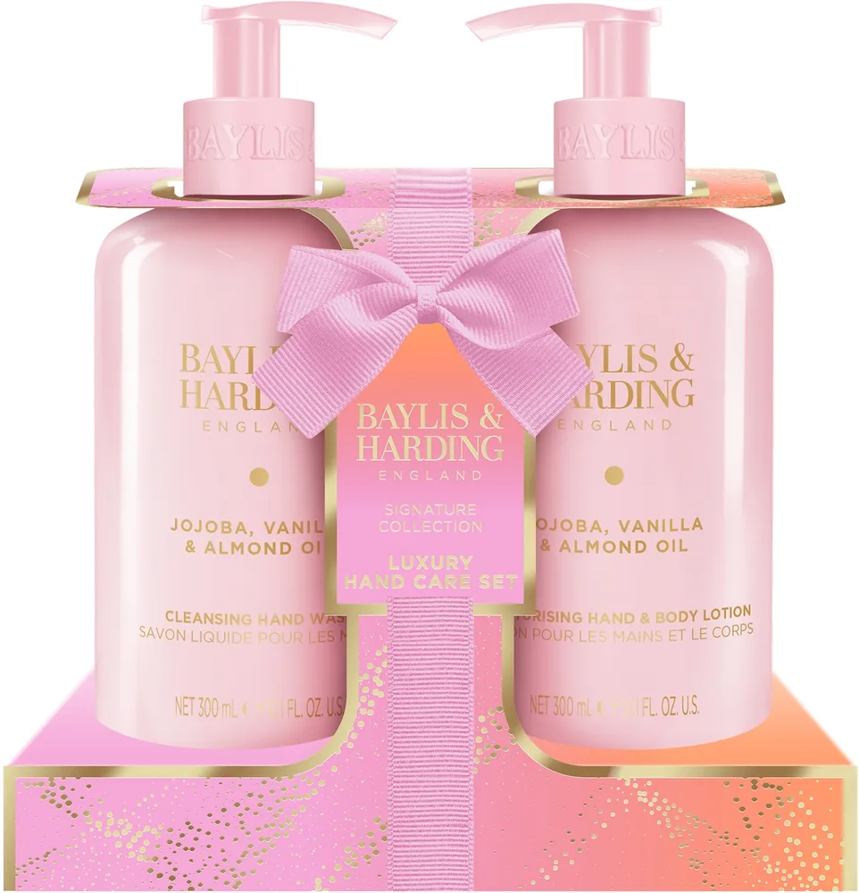 Набор Baylis & Harding Jojoba Vanilla & Almond Oil гель для душа 300 мл и лосьон для рук и тела 300 мл