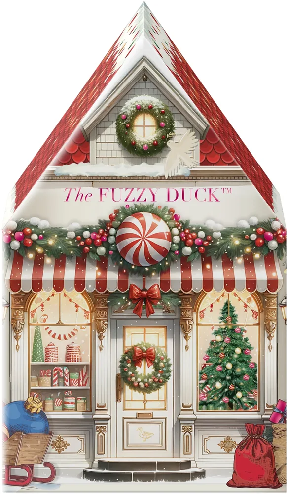 Набор Baylis & Harding The Fuzzy Duck Winter Wonderland гель 300 мл пена для ванны 300 мл лосьон 130 мл крем-гель 130 мл и мочалка в коробке-домике