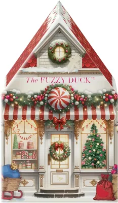 Набор Baylis & Harding The Fuzzy Duck Winter Wonderland гель 300 мл пена для ванны 300 мл лосьон 130 мл крем-гель 130 мл и мочалка в коробке-домике