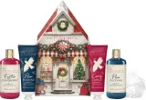 Набор Baylis & Harding The Fuzzy Duck Winter Wonderland гель 300 мл пена для ванны 300 мл лосьон 130 мл крем-гель 130 мл и мочалка в коробке-домике — фото 3