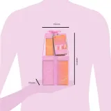 Набор Baylis & Harding Jojoba Vanilla & Almond Oil гель 100 мл пена 100 мл лосьон 50 мл скраб 50 мл кристаллы 25 г и мочалка — фото 7