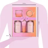 Набор Baylis & Harding Jojoba Vanilla & Almond гель для душа 300 мл крем-гель 300 мл лосьон 130 мл мыло 150 г и масло для тела 100 мл — фото 7