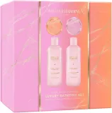 Набор Baylis & Harding Jojoba Vanilla & Almond Oil пена для ванны 250 мл гель для душа 250 мл масло для тела 100 мл и скраб для тела 100 мл — фото 2