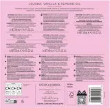 Набор Baylis & Harding Jojoba Vanilla & Almond Oil пена для ванны 250 мл гель для душа 250 мл масло для тела 100 мл и скраб для тела 100 мл — фото 8