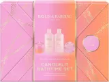Набор Baylis & Harding Jojoba Vanilla & Almond Oil пена для ванны 300 мл крем-гель для душа 300 мл масло для тела 50 мл и ароматическая свеча 60 г — фото 1