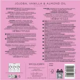 Набор Baylis & Harding Jojoba Vanilla & Almond Oil крем-гель для душа 300 мл пена для ванны 300 мл лосьон 200 мл мочалка и косметичка — фото 8