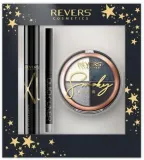 Набор Revers тушь для ресниц Mascara XL 10 мл автоматический карандаш для глаз 1.5 г и тени Smoky Eye 8 г — фото 1