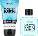 Мужской набор для бритья Revers Master Men Normal Skin гель и лосьон после бритья с пантенолом 150+120 мл — фото 2