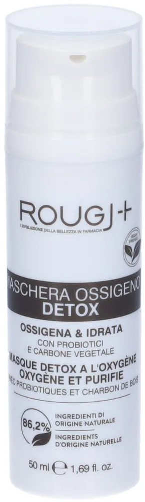 Детоксицирующая очищающая кислородная маска для лица Rougj+ Oxygen Detox Mask