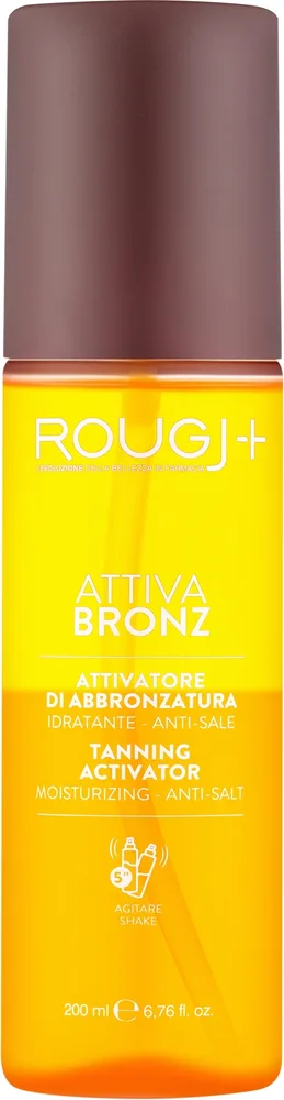 Спрей для тела Rougj+ Active Bronz двухфазный активатор загара с кокосовым ароматом 200 мл