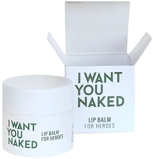 Бальзам для губ I Want You Naked Lip Balm For Heroes питательный, с длительной защитой, 10 г