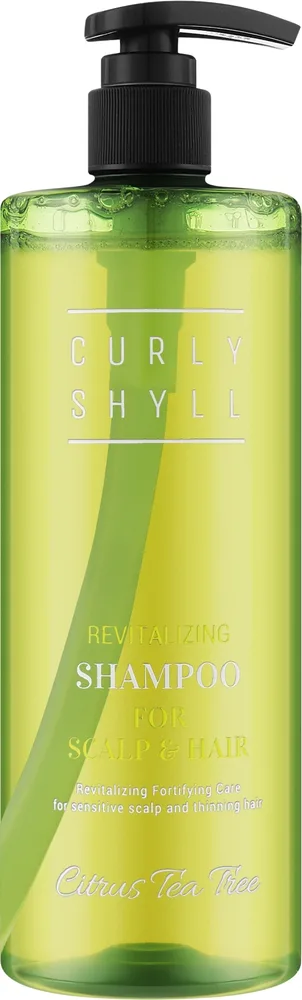 Шампунь Curly Shyll Revitalizing ревитализирующий, сульфат- и парабен-фри, с аргановым маслом и водой кипариса, 50 мл, Корея
