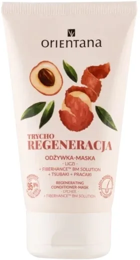 Трихологическая восстанавливающая маска-кондиционер Orientana Trycho, масло камелии, сквалан, экстракт личи, манговое масло, 125 мл