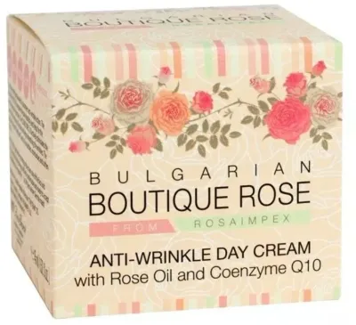 Крем для лица Rosa Impex Bulgarian Rose дневной с розой и Q10 45 мл