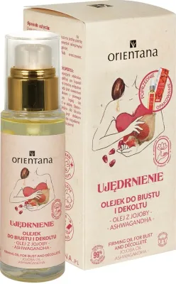Питательное масло жожоба для области декольте и груди Orientana