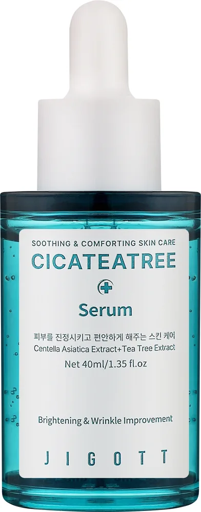 Сыворотка для лица с центеллой и чайным деревом Jigott Cicateatree Serum 40 мл