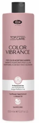 Шампунь для волос Lisap Top Care Color Vibrance Post Color Acidifying закисляющий, для окрашенных волос, 1000 мл