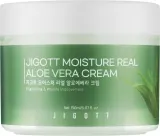 Крем для лица Jigott Moisture Real Aloe Vera увлажняющий с экстрактом алоэ 150 мл — фото 1