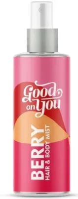 Спрей для волос и тела Good on You Berry, аромат ягод и роз, без спирта, 150 мл