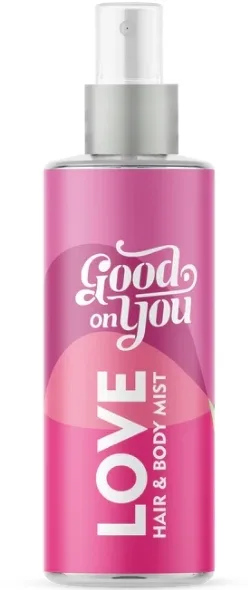 Спрей для волос и тела Good on You Love, цветочный аромат с бархатной базой, 150 мл