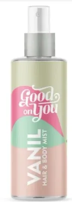 Спрей для волос и тела Good on You Vanil, кремовая ваниль и древесные тона, 150 мл
