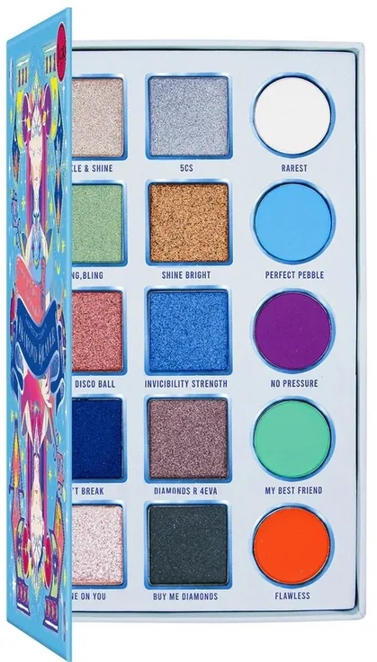 Тени для век J.Cat Beauty House Of Queens 15 Color, оттенок 104 - Diamond Dealer